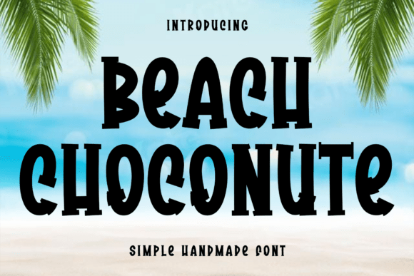 Beach Choconute: Elegant Handwritten Typography