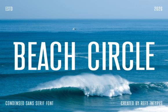 Beach Circle Fonts: Where Minimalist Elegance Meets Bold Versatility