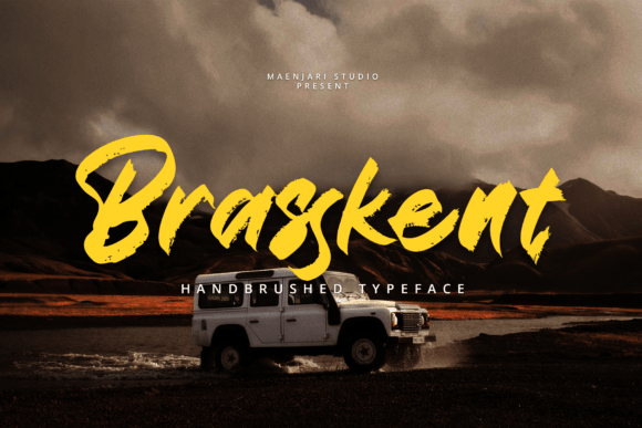 Brasskent: The Bold, Textured Brush Font That Commands Attention