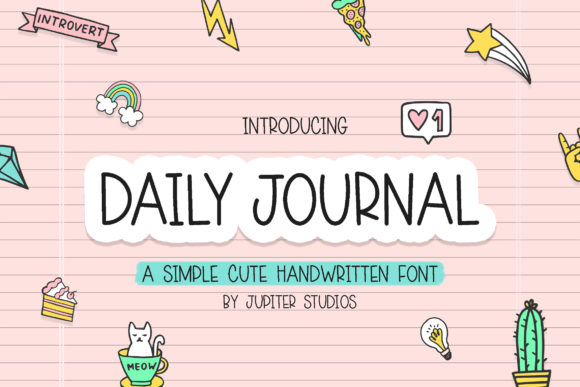Daily Journal: The Handwritten Font That Brings Warmth to Your Designs