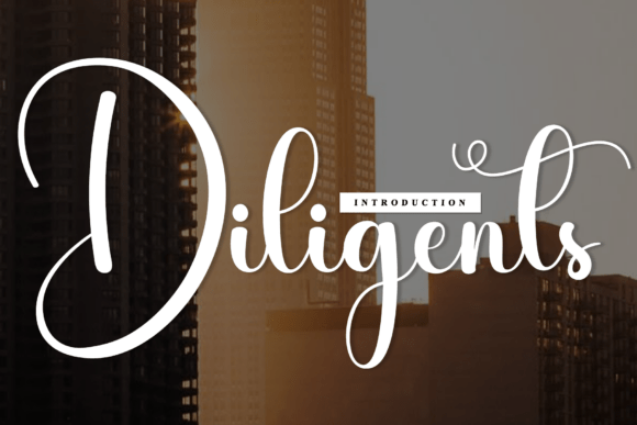 Diligents: A Timeless Handwritten Font