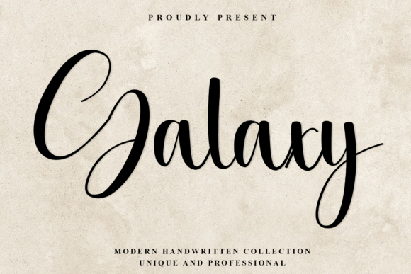Galaxy: Modern Handwritten Elegance