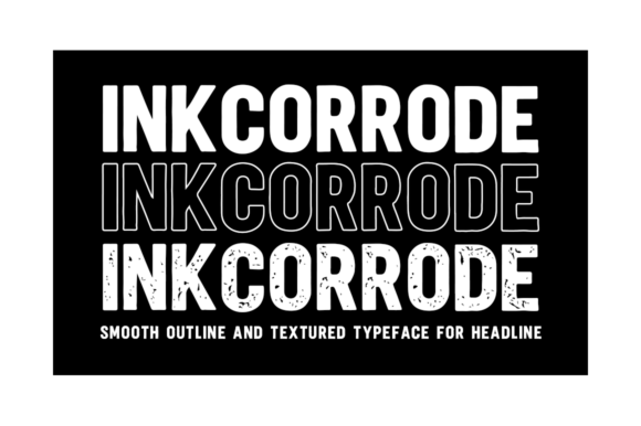 Inkcorrode: Bold, Textured, Unmistakable