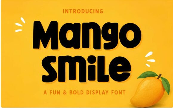 Mango Smile: A Playful Display Font That Delivers Joy