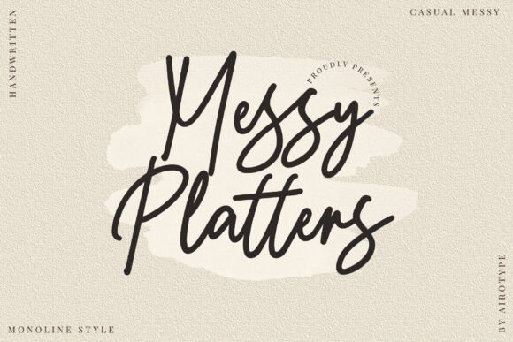 Messy Platters: Handwritten Charm, Done Right