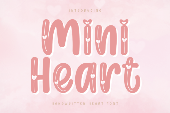 Mini Heart: A Playful Handwritten Font with Heart