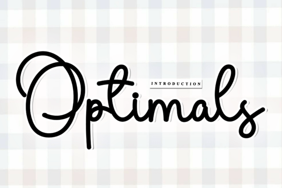 Optimals: The Artisanal Script Font That Elevates Brand Voice with Rhythm and Warmth