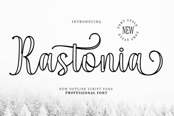 Rastonia: Elegant Calligraphy, Modern Clarity