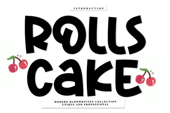 Rolls Cake: A Rhythmic Script for Artisanal Branding
