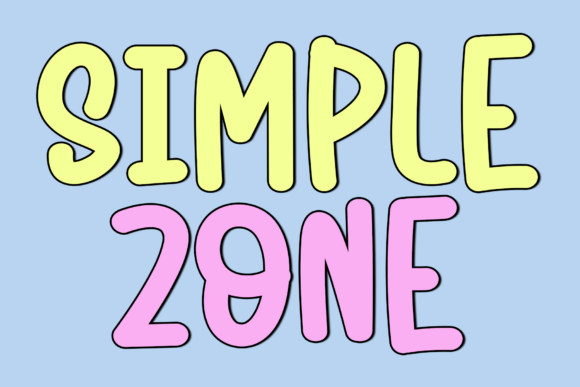 Simple Zone: The Handwritten Font That Bridges Personality and Practicality