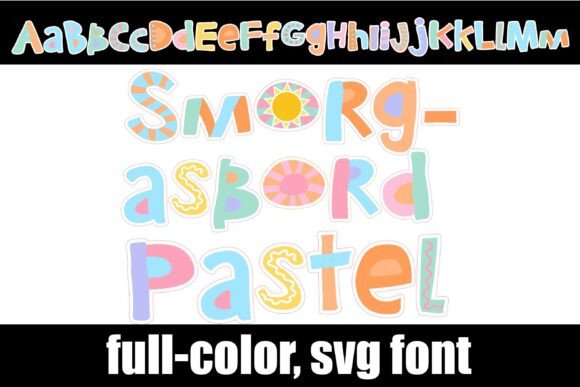 Smorgasbord Pastel: A Feast of Playful Typography