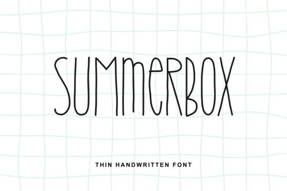 Summerbox: A Playful Yet Polished Handwritten Font