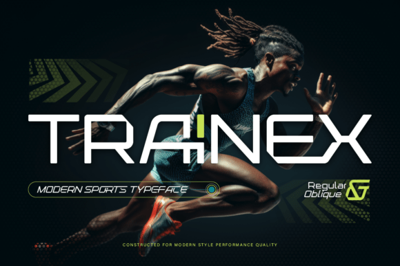 Trainex: The Sports Typeface Built for Motion and Meaning