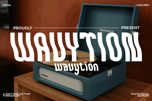 Wavytion: A Bold Typographic Statement