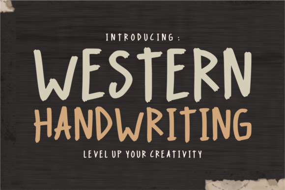 Western Handwriting: The Rugged Display Font That Brings Authenticity to Life