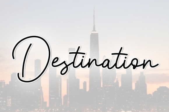 Why Destination Is the Handwritten Font That Elevates Your Brand Instantly